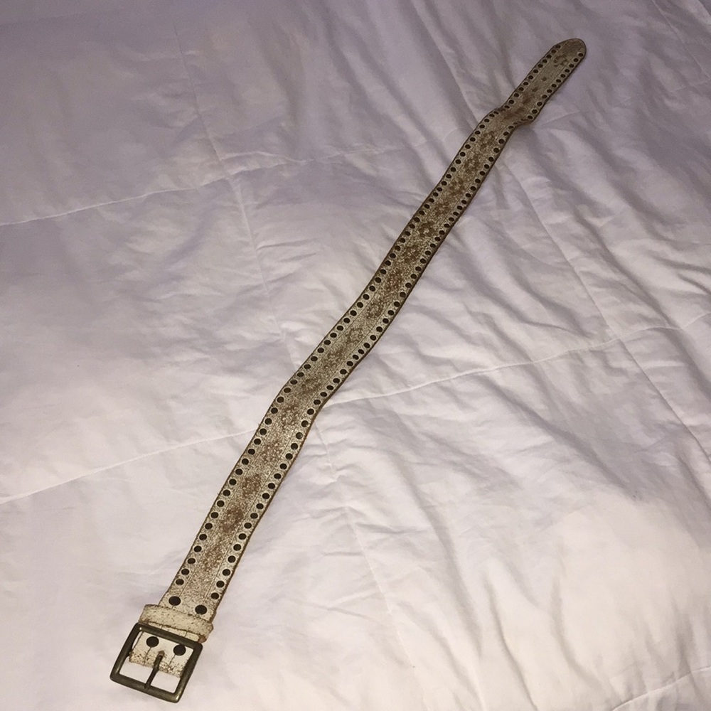 Distressed Leather belt